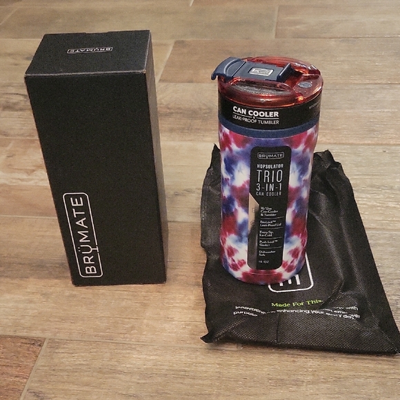 BrüMate Hopsulator TRiO 3-in-1 Can Cooler Star Burst 16oz NWT - Picture 2 of 5